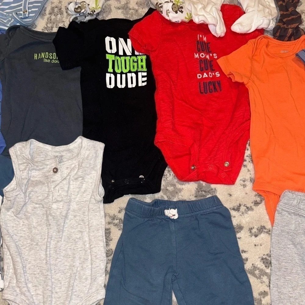 26 Piece Baby Boy Size 6-9M Mixed Season Bundle